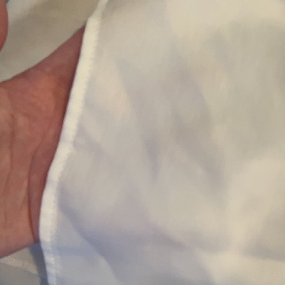 Zara white blouse crop top collar - Picture 3 of 3